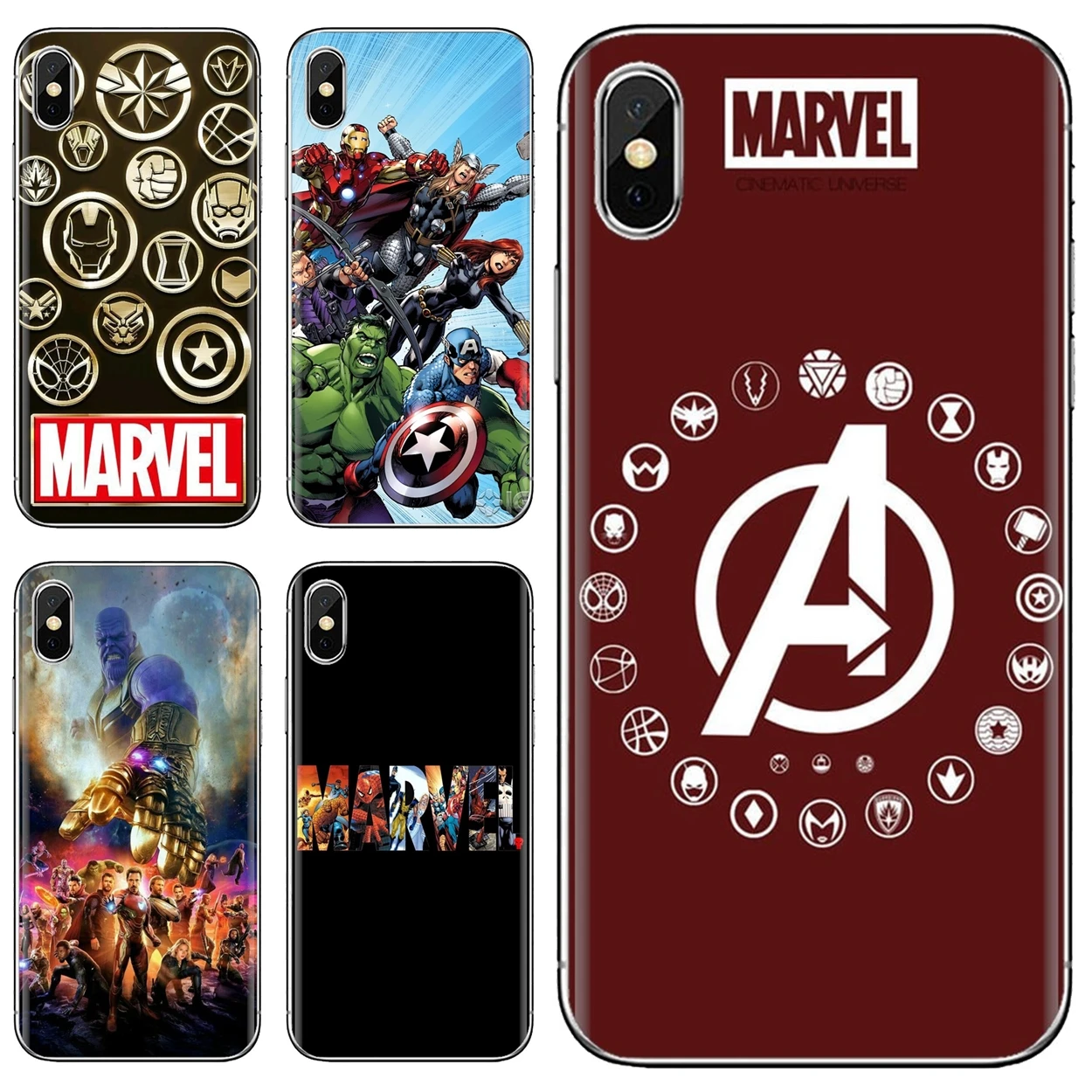 

For iPhone 10 11 12 13 Mini Pro 4S 5S SE 5C 6 6S 7 8 X XR XS Plus Max 2020 Funny Marvel Avengers Iron Man Silicone Phone Covers