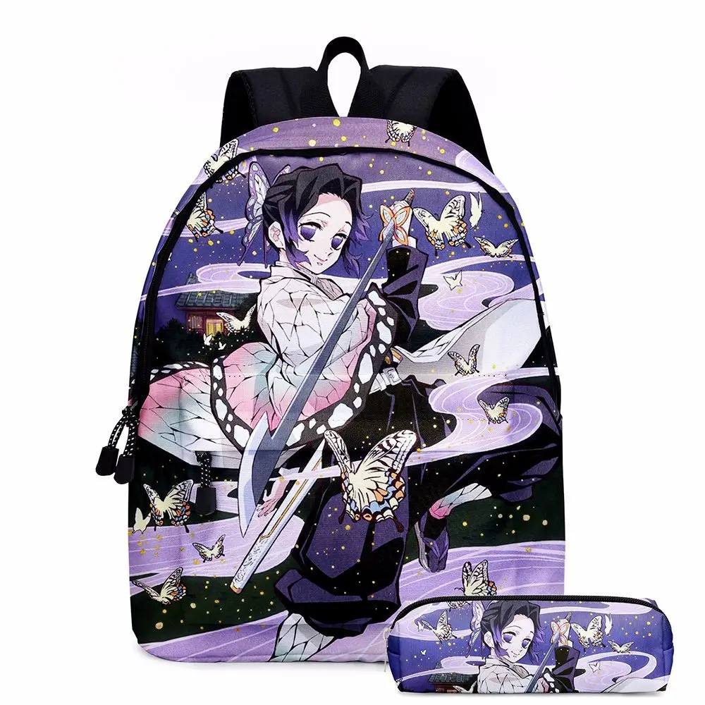 Demon Slayer Kimetsu No Yaiba Backpack Cosplay Nezuko Schoolgirl Schoolbag Anime Backpack School Bags Travel Bag Gifts