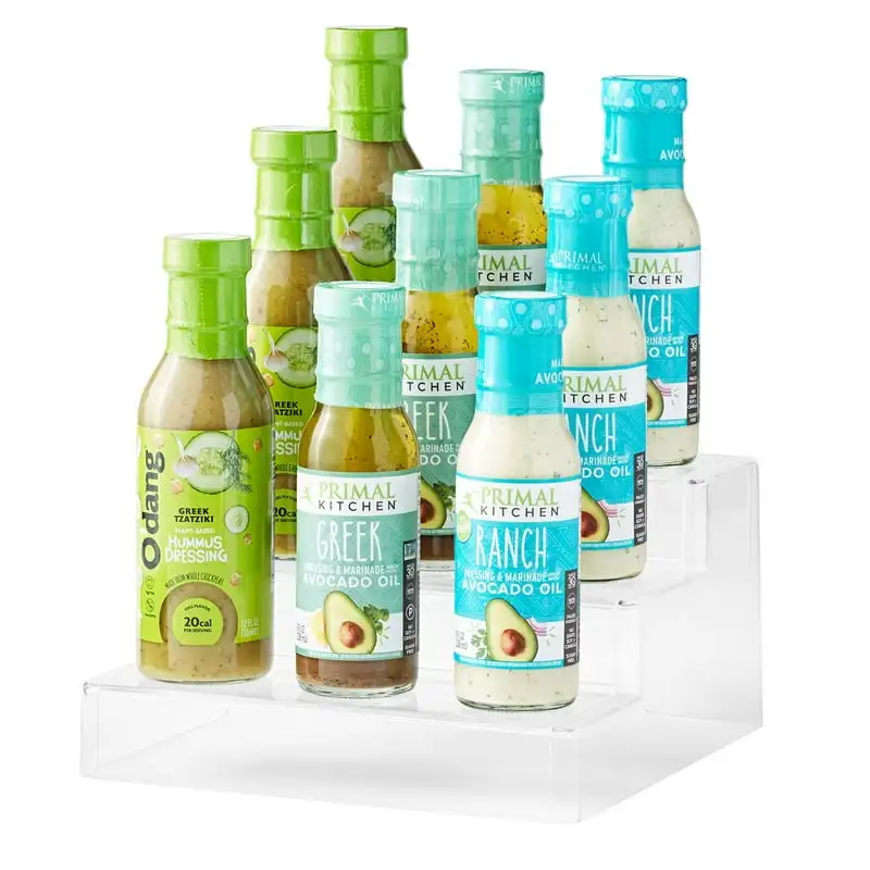 

3-Tier Riser, Pack of 2, 9.57 aluminum extrusion Folding table indoor round person 계단 난간대 Shelf brackets