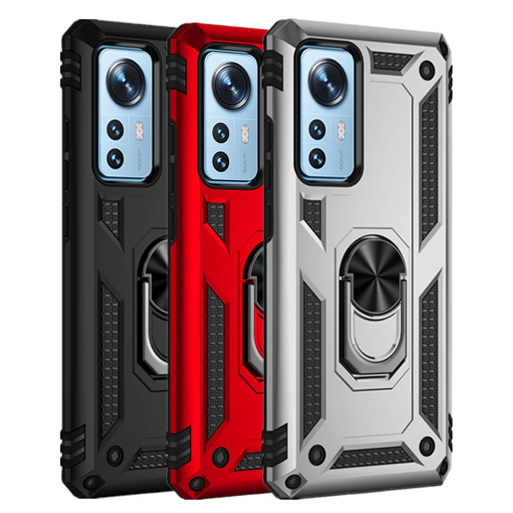 

Case For Xiaomi 12 Lite Shockproof Magnetic Armor Ring Cover For Xiaomi 12 Lite Pro 12S Pro 12X Xiaomi12X Xiaomi12Pro 5G Funda