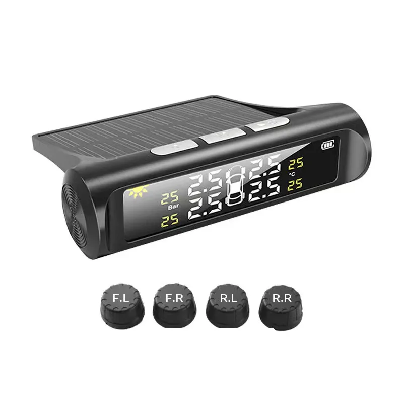 

무선 TPMS 타이어 공기압 경보장치 LCD 화면 내장 외장 센서
