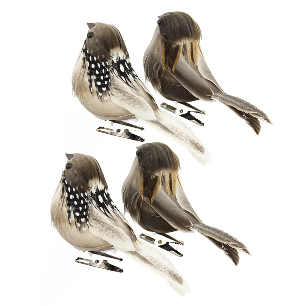 

Birds Bird Decor Artificial Fake Feathered Foamornament Simulation Ornaments Props Decoration Decorations Crafts