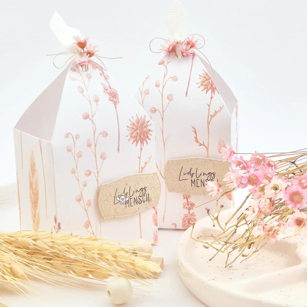 Piggy Craft металлические штампы для резки форма новая 3D коробка с отверстием бирки