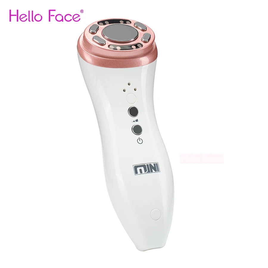 Hello Face MINI HIFU Machine RF Lifting EMS Portable Third Generation Hifu Facial Ultrasound Beauty Treatment Skin Care Massage