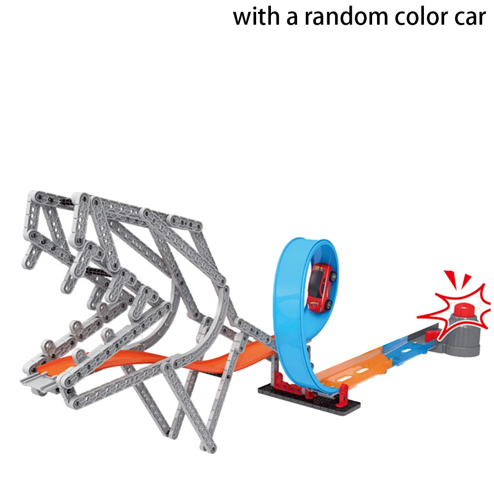 

144pcs Flexible Race Track Set With Pull Back Car Railway Gift Kids Toys Game Educational Assembly DIY Dinosaur Interactive