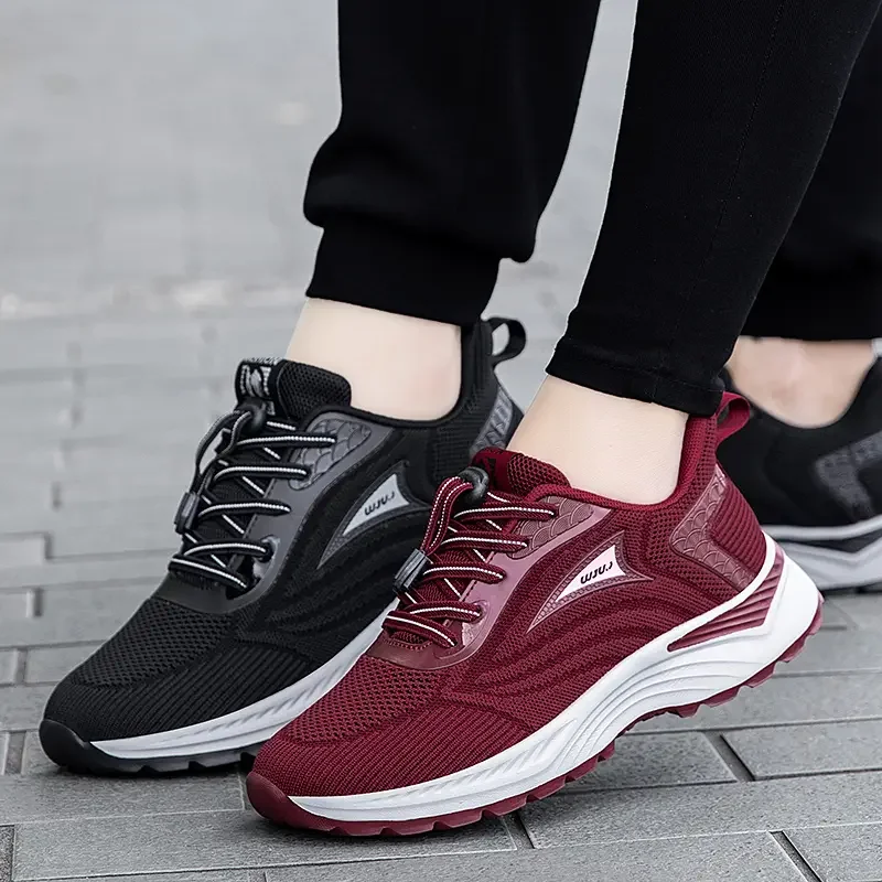 Женская повседневная спортивная обувь дышащие легкие кроссовки Нескользящие