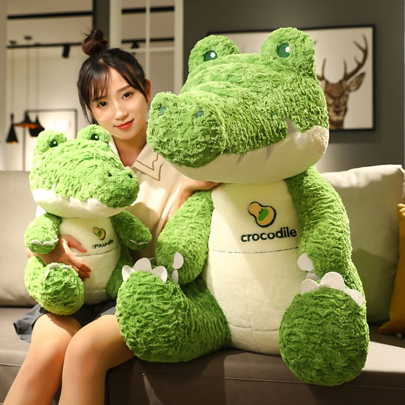 

Кавайная плюшевая кукла крокодила, мягкие игрушки-животные, детские игрушки, кавайная Подушка для сна, детские игрушки, мультяшная подушка для девочек, подарок на день рождения