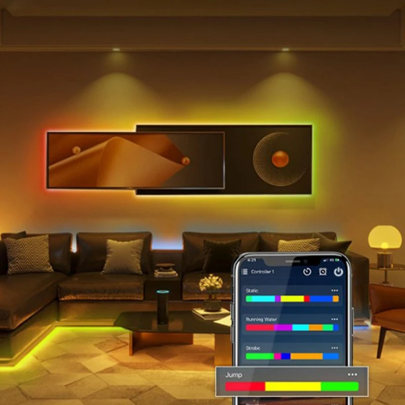 Фонарь радиочастотный со светодиодной лентой 28 клавиш Wi-Fi |