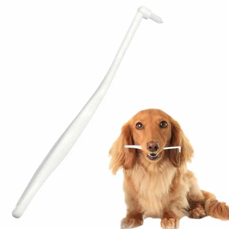 

Детская трехсторонняя зубная щетка с мягкой резиновой щетиной, зубная щетка для чистки зубов, уход за зубами, зубная щетка для чистки собак и кошек