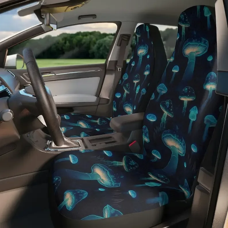 Зачарованные светящиеся чехлы на автомобильные сиденья в виде гриба — волшебный