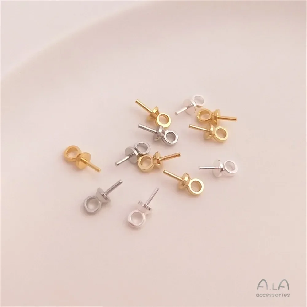 Медный браслет из 14-каратного настоящего золота с открытым изгибом сделай сам