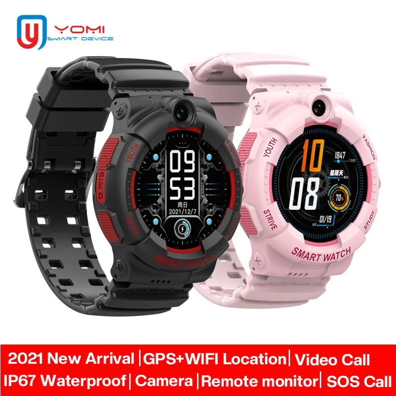 

Smart Kids Watch 4G Waterproof Video Call GPS Wifi Location Track Watch Remote Monitor Smartwatch for Children Boy Girl Watch