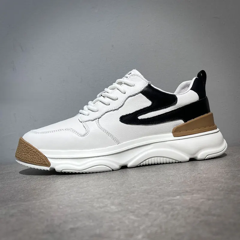 

Spring/Autumn New Small White Shoes Men's Korean Leisure Trend Thick-soled Heightened Sports Casual Shoes Male Sneakers Fashion