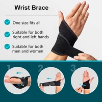 breathable wrist brace for sport compression wrist support strap for arthritis tendonitis pain relief one size fit all hands