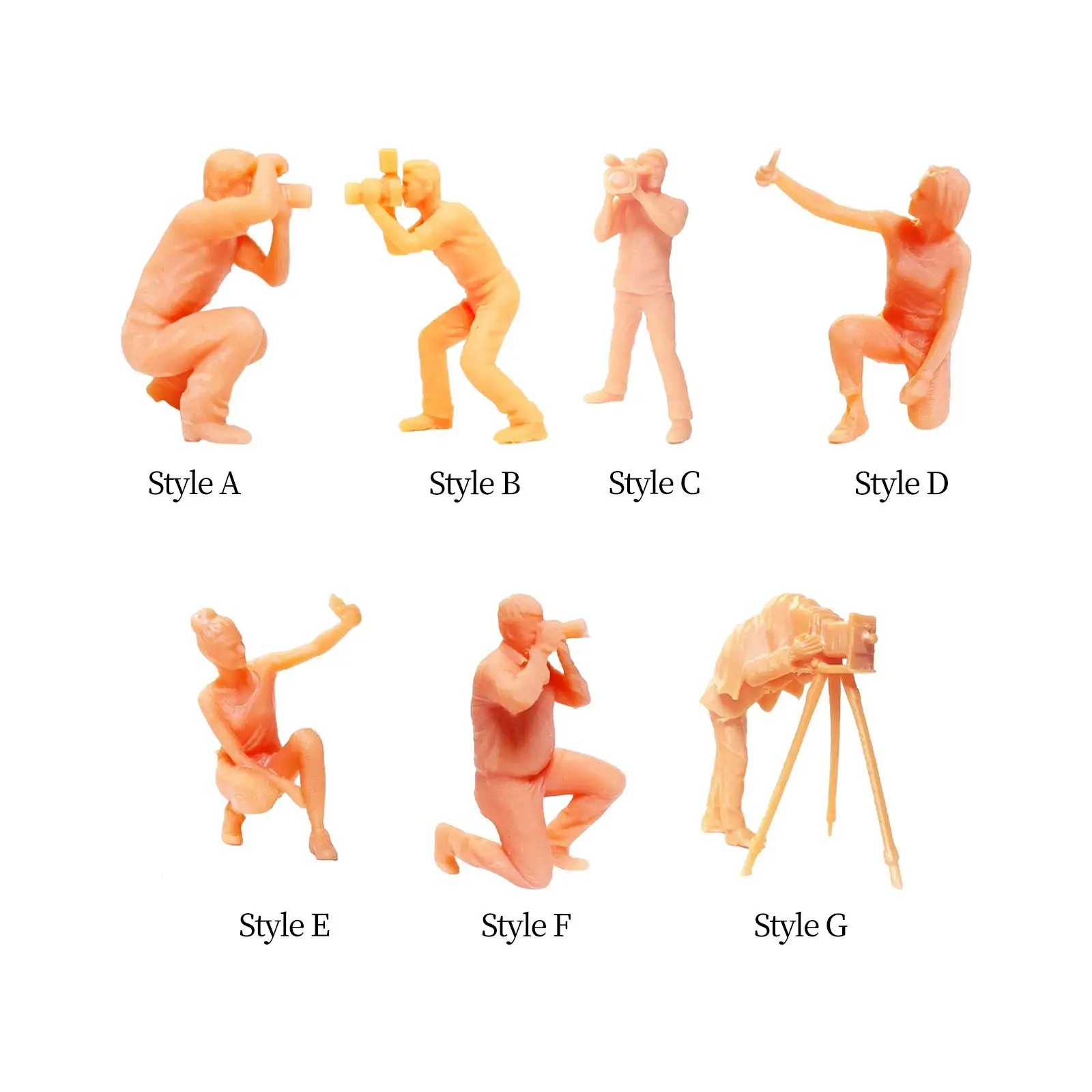 

1/64 Scale People Figures Simulation Figurines Miniature Model People Figures Tiny People 1/64 Figures for Diorama Layout Decor