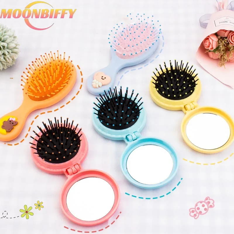 

Детская расческа для волос, милая мультяшная расческа для волос для маленьких мальчиков и девочек, детская портативная Антистатическая Удобная расческа для массажа головы