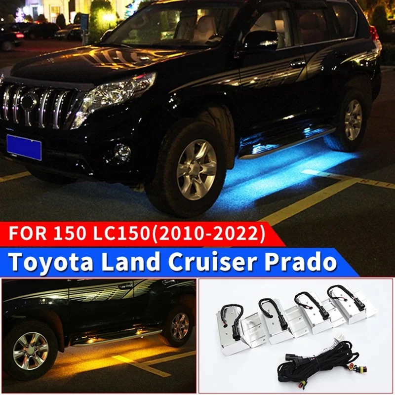 4 шт. Автомобильные светодиодные ходовые огни для Toyota Land Cruiser Prado FJ 150 2010-2018