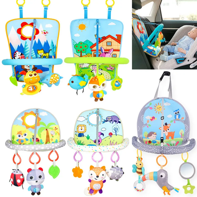 For Baby Infant Activity Center Carseat Toys Baby Stroller Crib Hanging Rattles Toys Sensory Baby Toys 0 12months