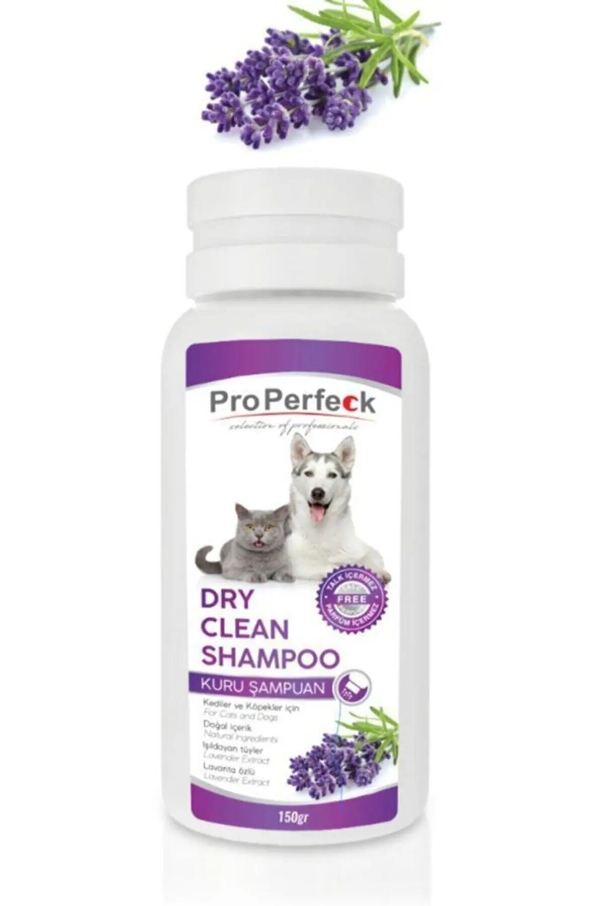 Cat Dog Dry Powder Lavender Scented Shampoo 150 G