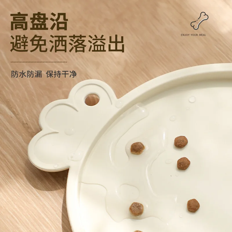 Коврик для питомцев нескользящая Водонепроницаемая тарелка кошек и собак