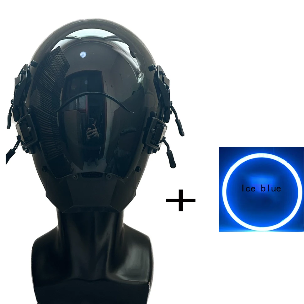 

Круглая светодиодная маска Cyberpunk