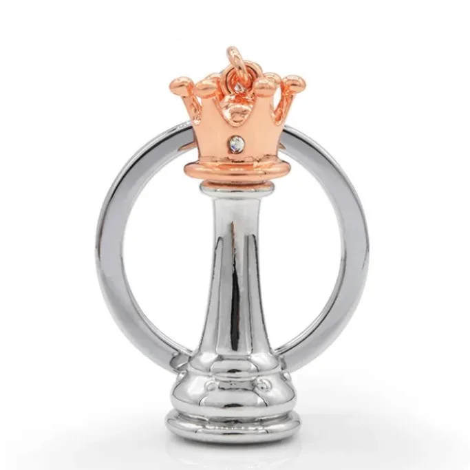 Современный модный стиль King Queen 3D-брелок с шахматными шарами унисекс