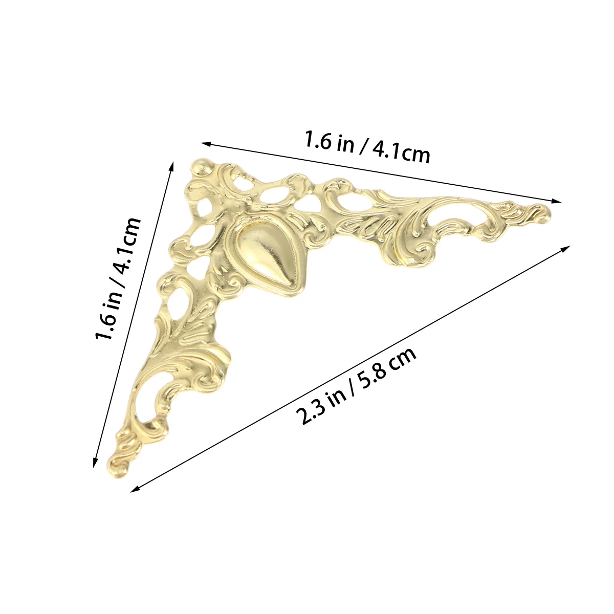 Угловой протектор для книжной обложки коробки фотографий металлические