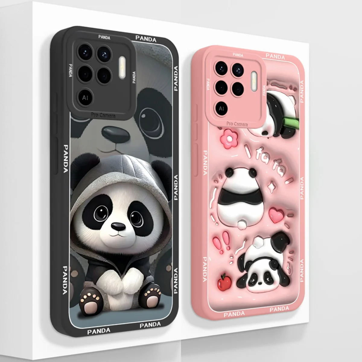 Чехол для Oppo A94 4G задняя крышка с милой пандой A 94 защита от падения мягкий жидкий