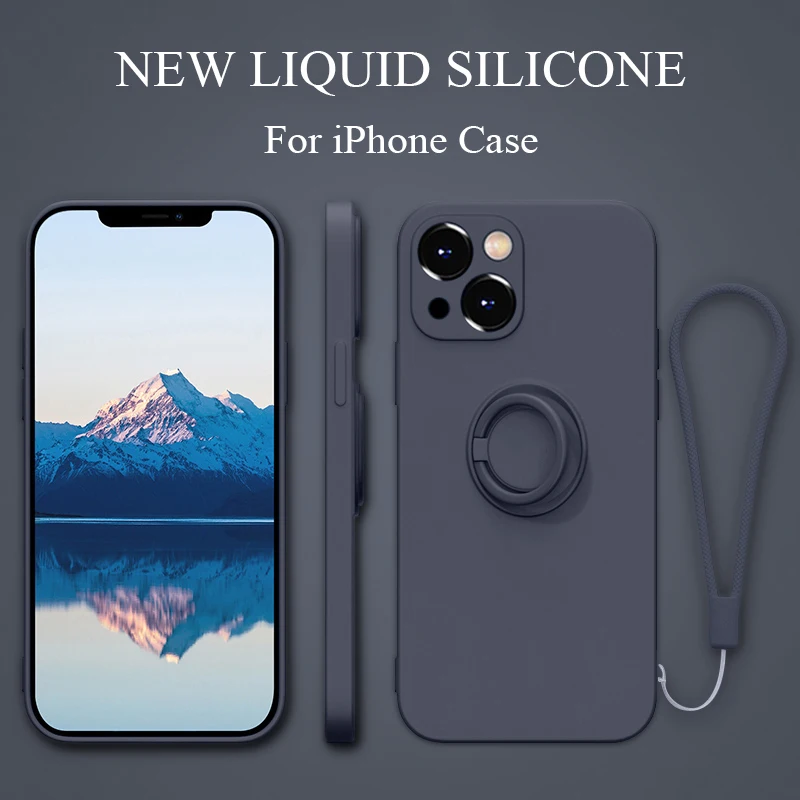 

Magnetic Silicone Case For iPhone 13 Case Soft Cover For iPhone 13 Pro Max 12 Case For iPhone 11 12 Pro Max XR XS 7 8 Plus Mini