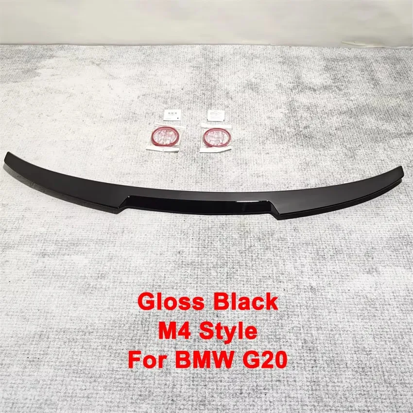 

Для BMW 3 серии G20 320i 320d 330i 330d M340i 2019-2023 M4 стиль задний спойлер багажника крылья задний багажник хвостовое крыло обвесы тюнинг