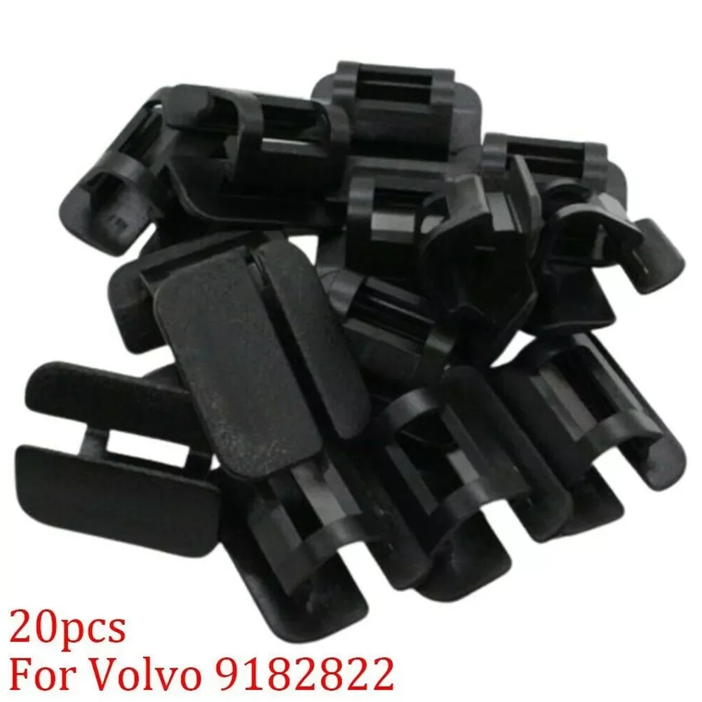 

20pcs For Volvo 9182822 Engine Hood Insulation Pad Clips Nylon Lining Fixer Retainer Mountings Automobile Accessories