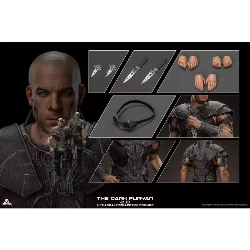 В наличии оригинальные художественные фигурки AF-031 THE DARK FURYAN 2 0 1/6 солдат воин