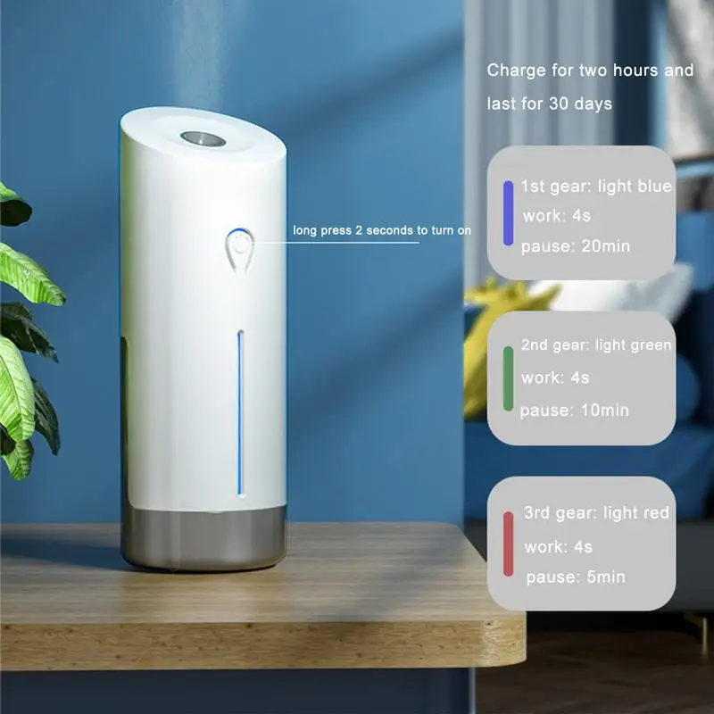 Диффузор ароматического масла 50 мл Комнатный диффузор Ароматный Тихий тумана