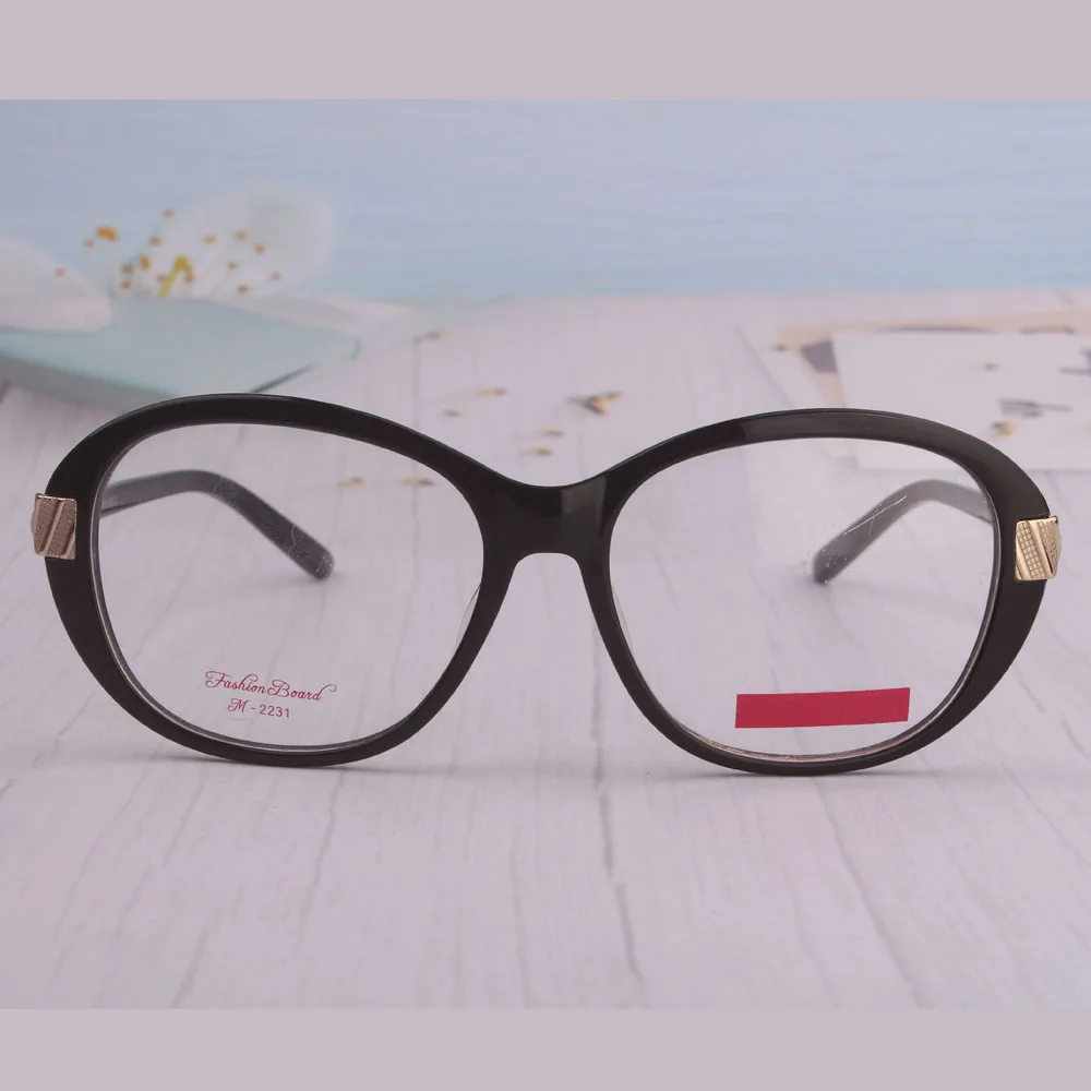 

Круглые Женские очки, металлические украшения на дужках, большой размер