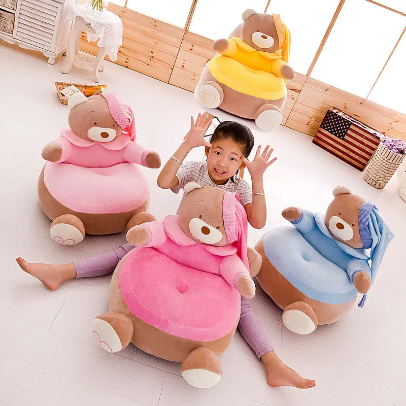 

Children's Small Sofa Plush Toy Cartoon Baby Sofa Tatami Child Seat