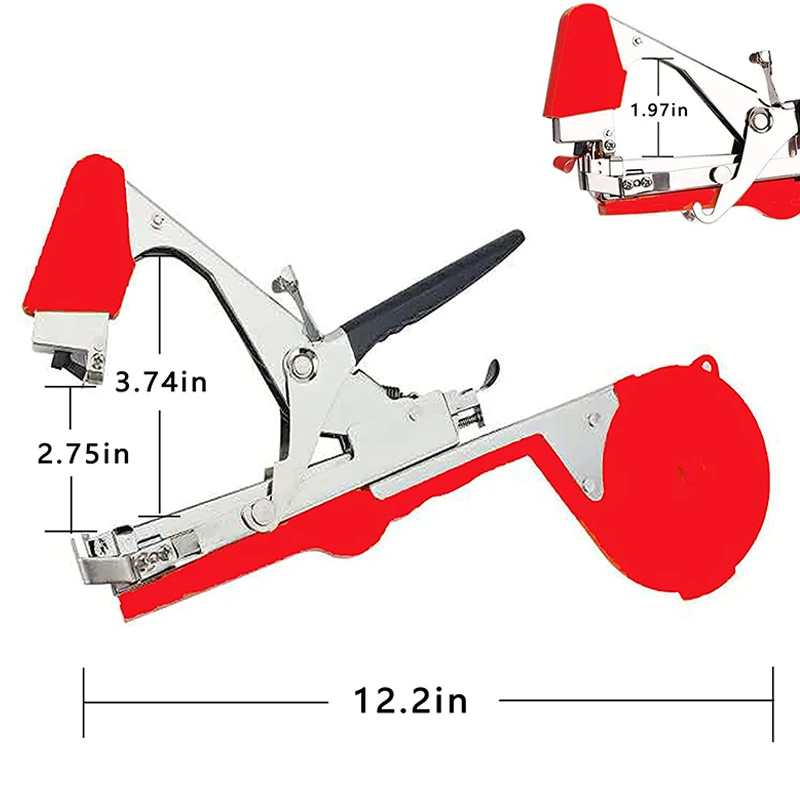 

Gardeners Tool Tying Tape Farmers Machine Tie Raspberries To Cucumbers Peppers Plant Vining Grapes Great Tomatoes Vegetables For