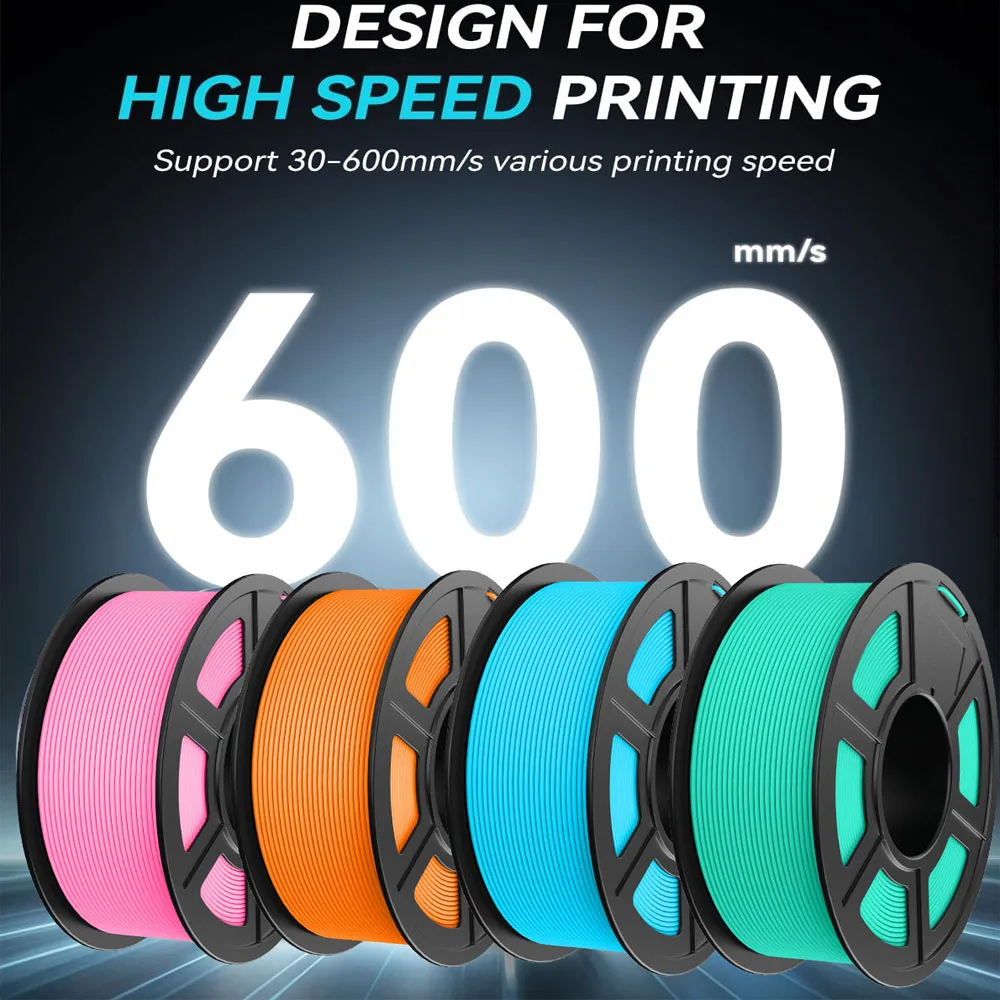 Фото JAYO 3D PETG/ Высокоскоростная матовая нить PETG/PLA Classic/PLA/PLA+/HS PLA/PLA Matte/PLA Meta Нить для принтера 1,75 мм Нить для 3D-принтера №3