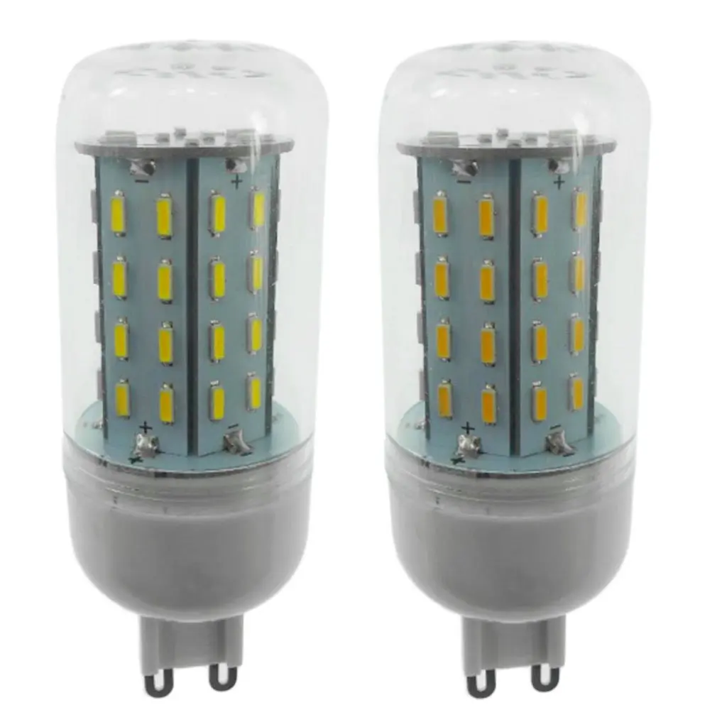 

New G9 56LED 4014 SMD White/Warm White Cover Corn Light Lamp Bulb AC110V