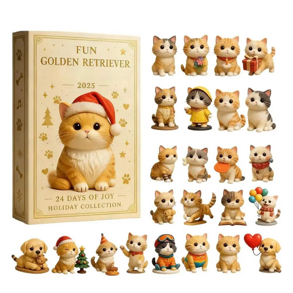 

Рождественский 2D адвент-календарь с котом