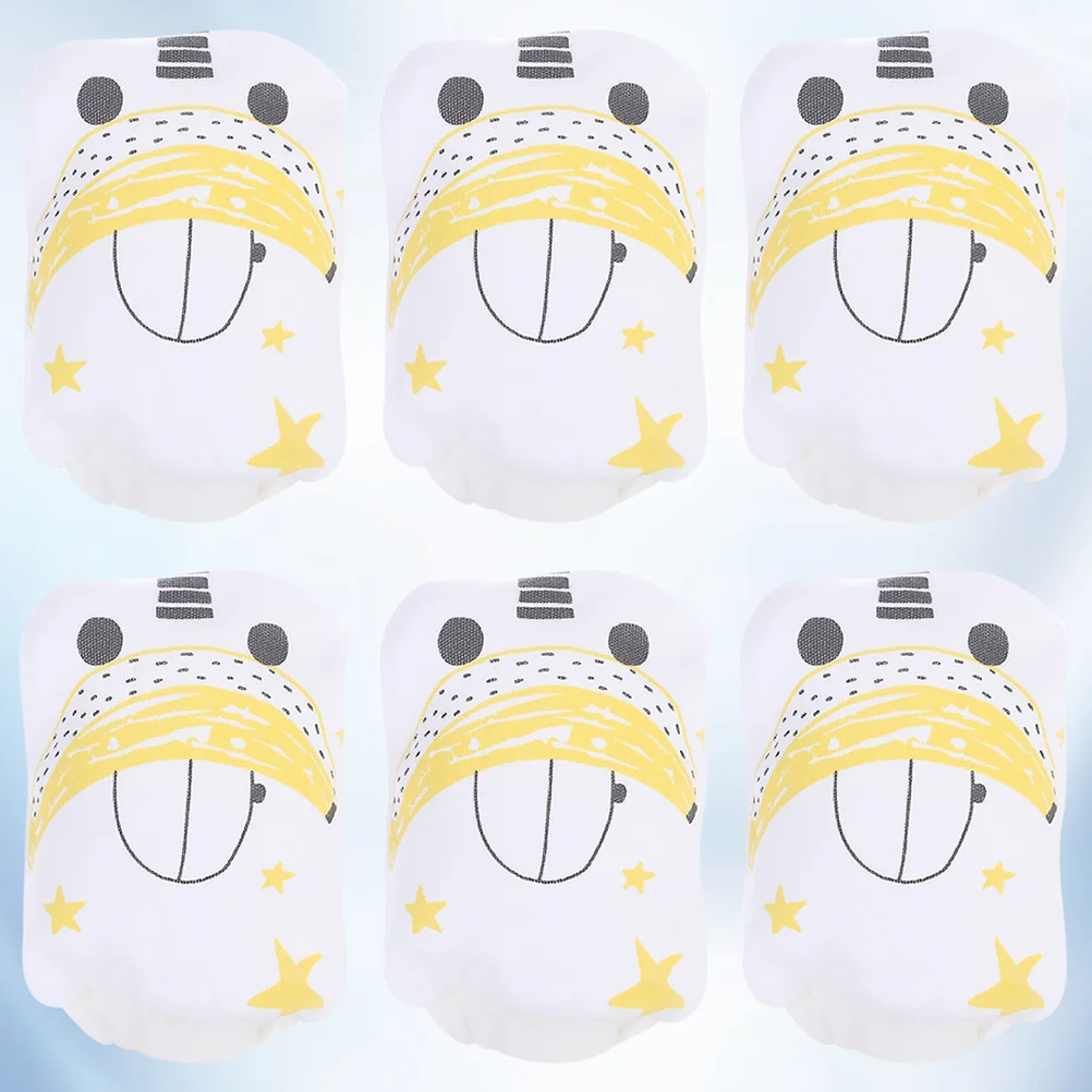 

3Pairs Adjustable Anti-scratch Cotton Mitten Infant Mitten (White)