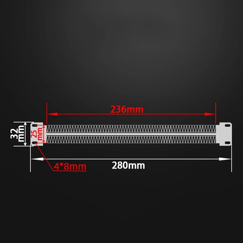 Нагревательные элементы PTC керамический воздушный Нагреватель изолированные