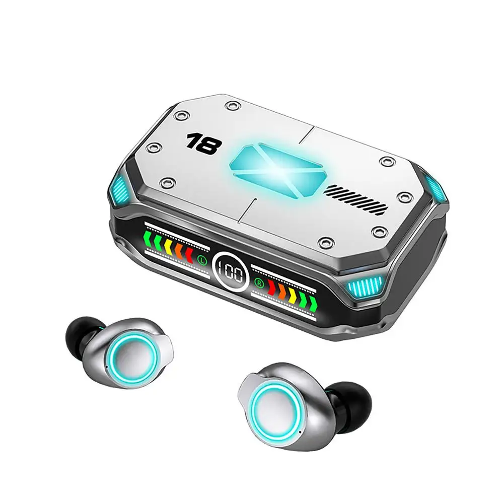 

Беспроводные наушники M43 TWS, Bluetooth-совместимые с 5,3 бинауральные Игровые наушники с сенсорным управлением, мини-водонепроницаемые спортивны...