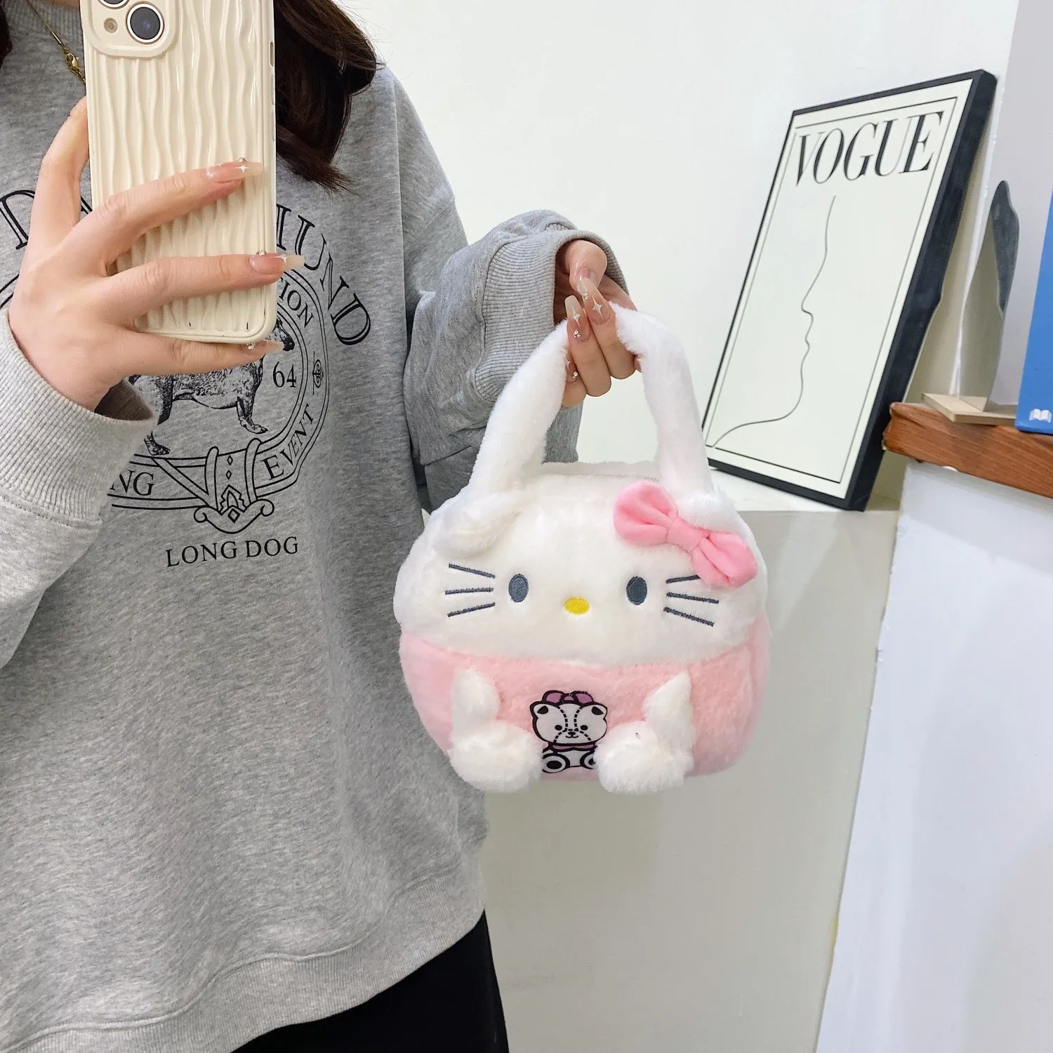 MINISO милый детский рюкзак с героями мультфильмов мягкий плюшевый Kuromi аниме Melody