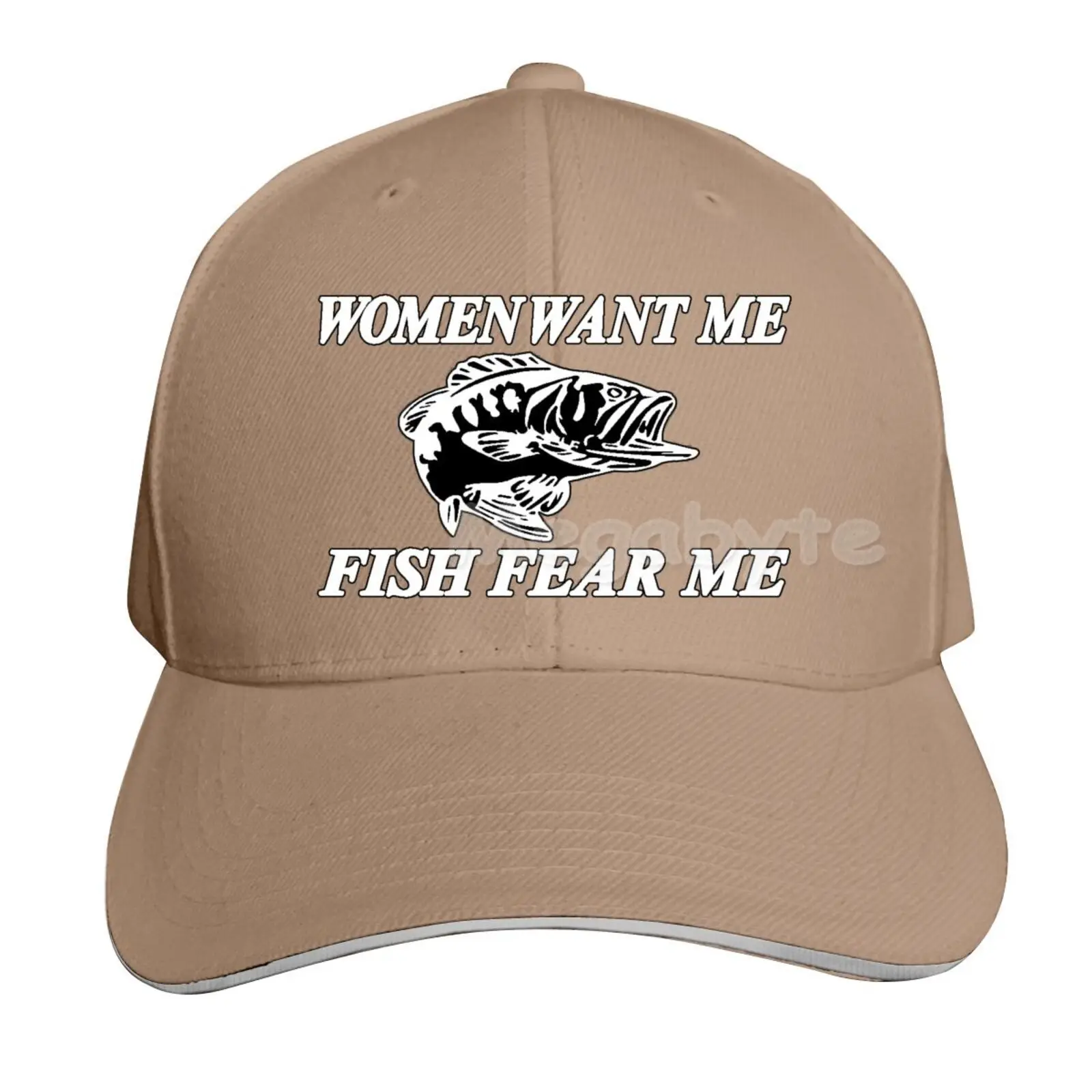 Women Want Me Fish Fear Me Sandwich Hat Women Men Classic Vintage Cap Fishing Gifts Fishing Hats Perfect for Camping Daily Use images - 6