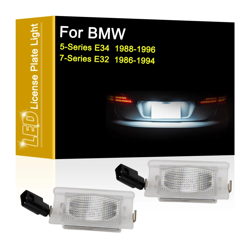 

LED License Number Plate Light Assembly For BMW 5-Series E34 Touring 540i 530i 525i 525ix 525td 520i 518g 518i M5 1987-1996