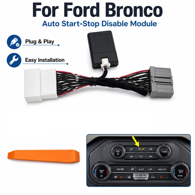 Фото Устройство отключения системы Auto Start-Stop для Ford Bronco 2021-2025: Прямая замена для надежной работы №1