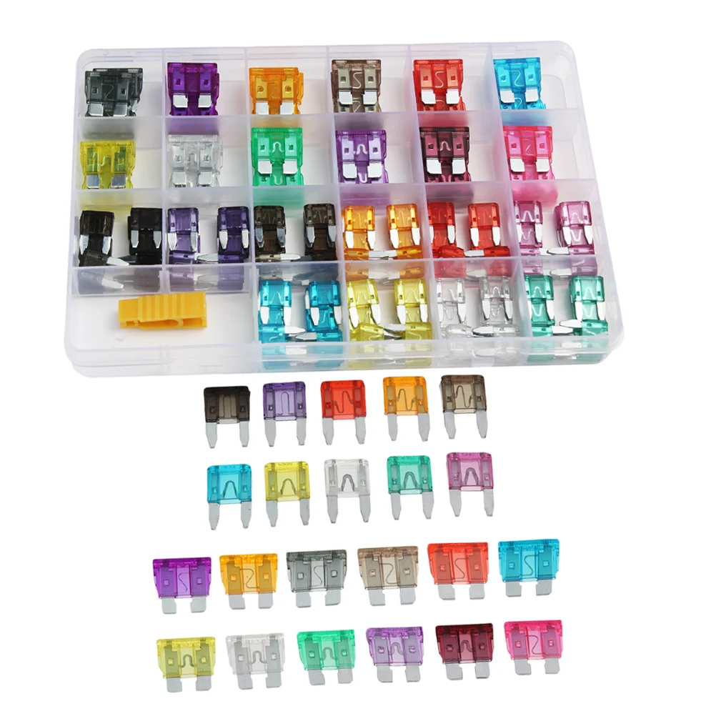 

242PCS Low Profile Car Fuses Fuse Assorted Car Truck SUV Automotive RV Fuses Replacement