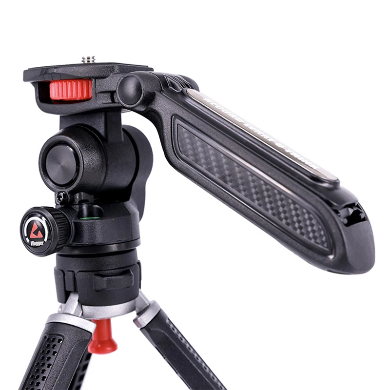 

Pitch Damping Video Head with Pan Bar Handle Support for Tripod Monopod Ball Head DSLR Camera Tripod Head with Phone Clip