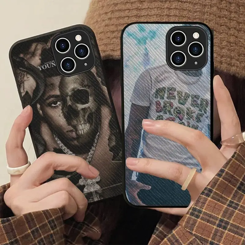 

Youngboy Never Broke Again Phone Case Hard Leather Case for iPhone 11 12 13 Mini Pro Max 8 7 Plus SE 2020 X XR XS Coque