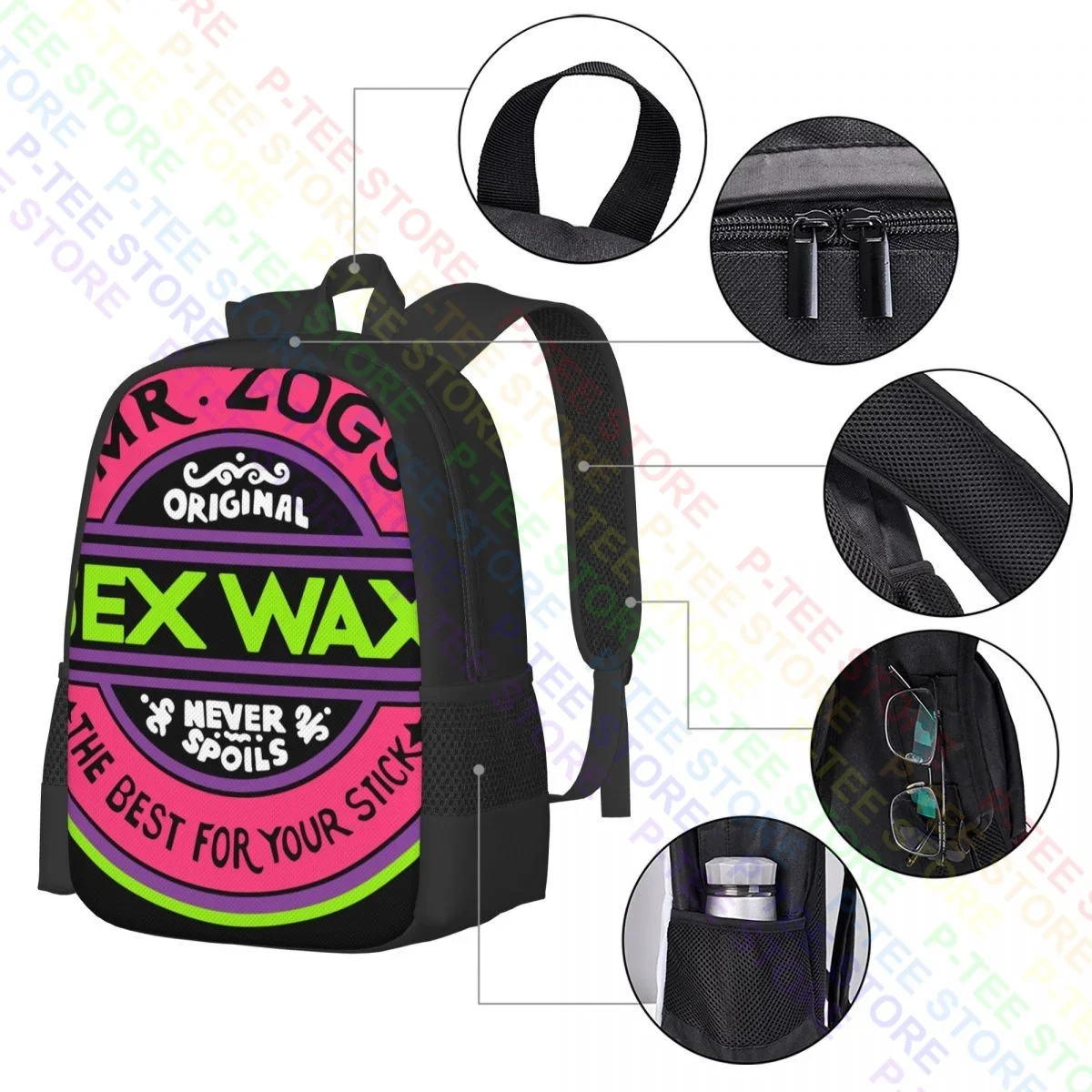 Sex Wax Mr Zogs Surf P-1557Рюкзак Большая вместительная дорожная сумка для гимнаста
